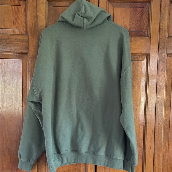 Gildan Olive Green US Navy Hoodie - Picture 3 of 3
